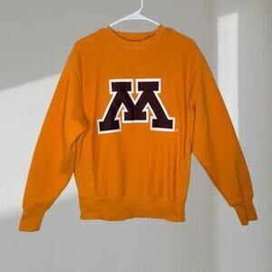 University of Minnesota Gold Crewneck Sweatshirt(Unisex Small)